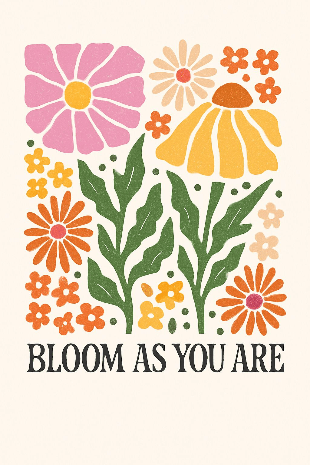 Цветочный принт Bloom As You Are