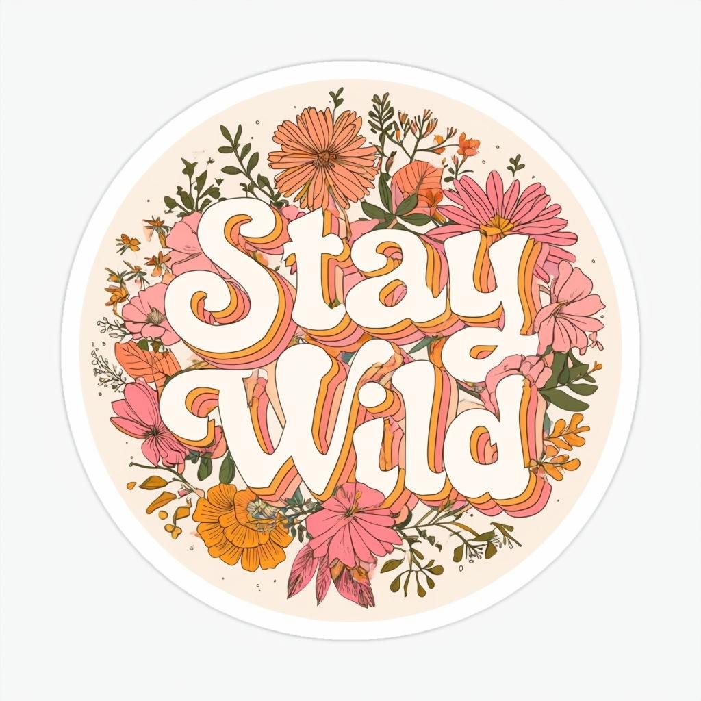 Наклейка Stay Wild
